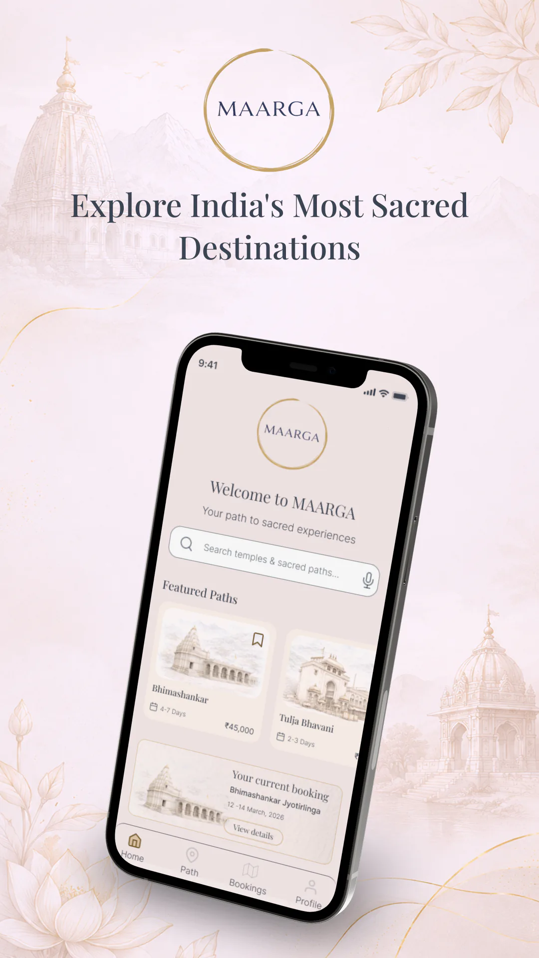 Maarga app presentation, screen 3
